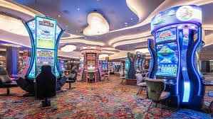 4d gacor Hacksaw Gaming slot title displayed on mobile phone screen showing reels and controls